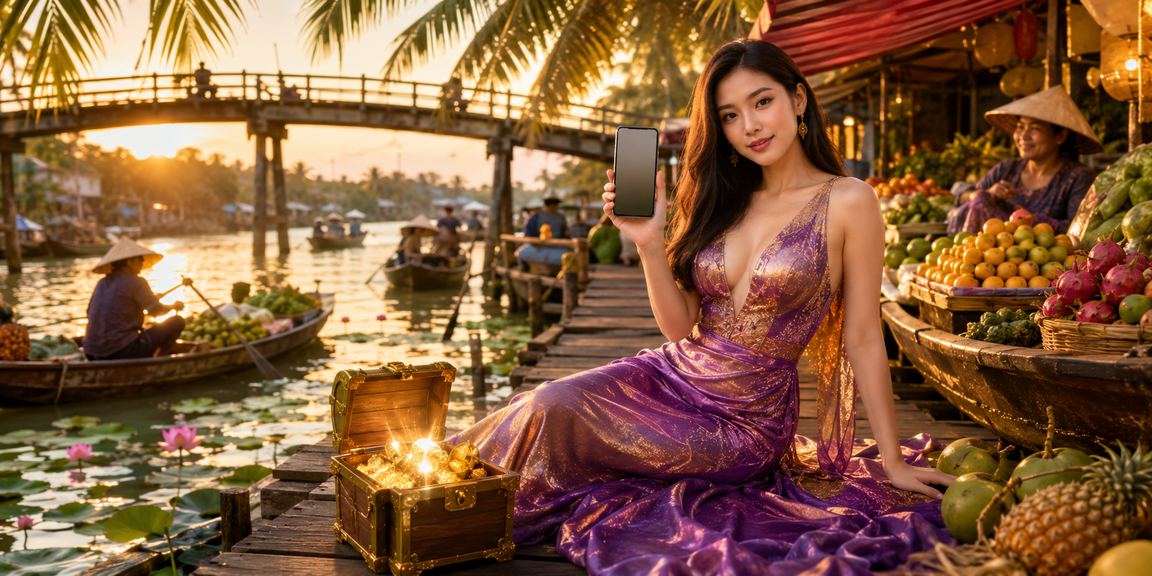 Người dùng vùng đồng bằng sông Cửu Long chơi casino trên điện thoại di động