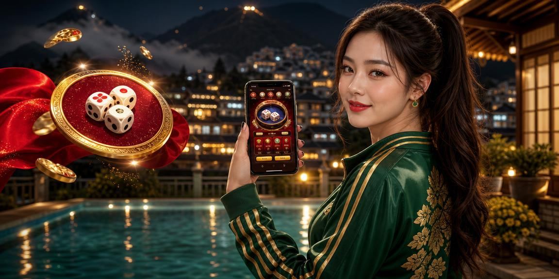 Người phụ nữ mặc áo dài tại Sapa tham gia trò chơi Tài Xỉu trực tuyến
